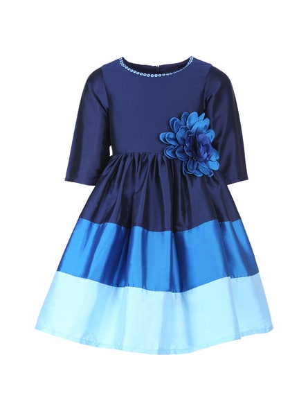 baby frock blue colour