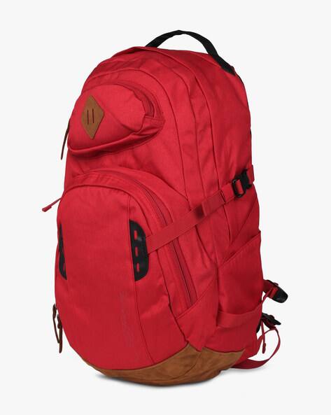 red backpack men