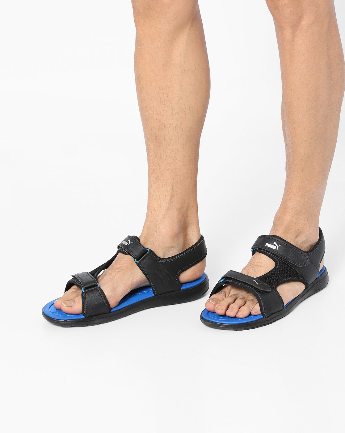 Buy Black Sandals for Men by AUSTINJUSTIN Online | Ajio.com