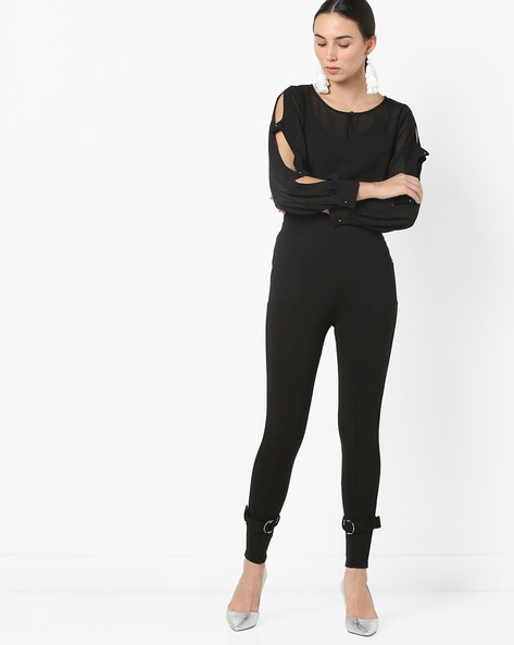 Buy Black Leggings for Women by ONLY Online