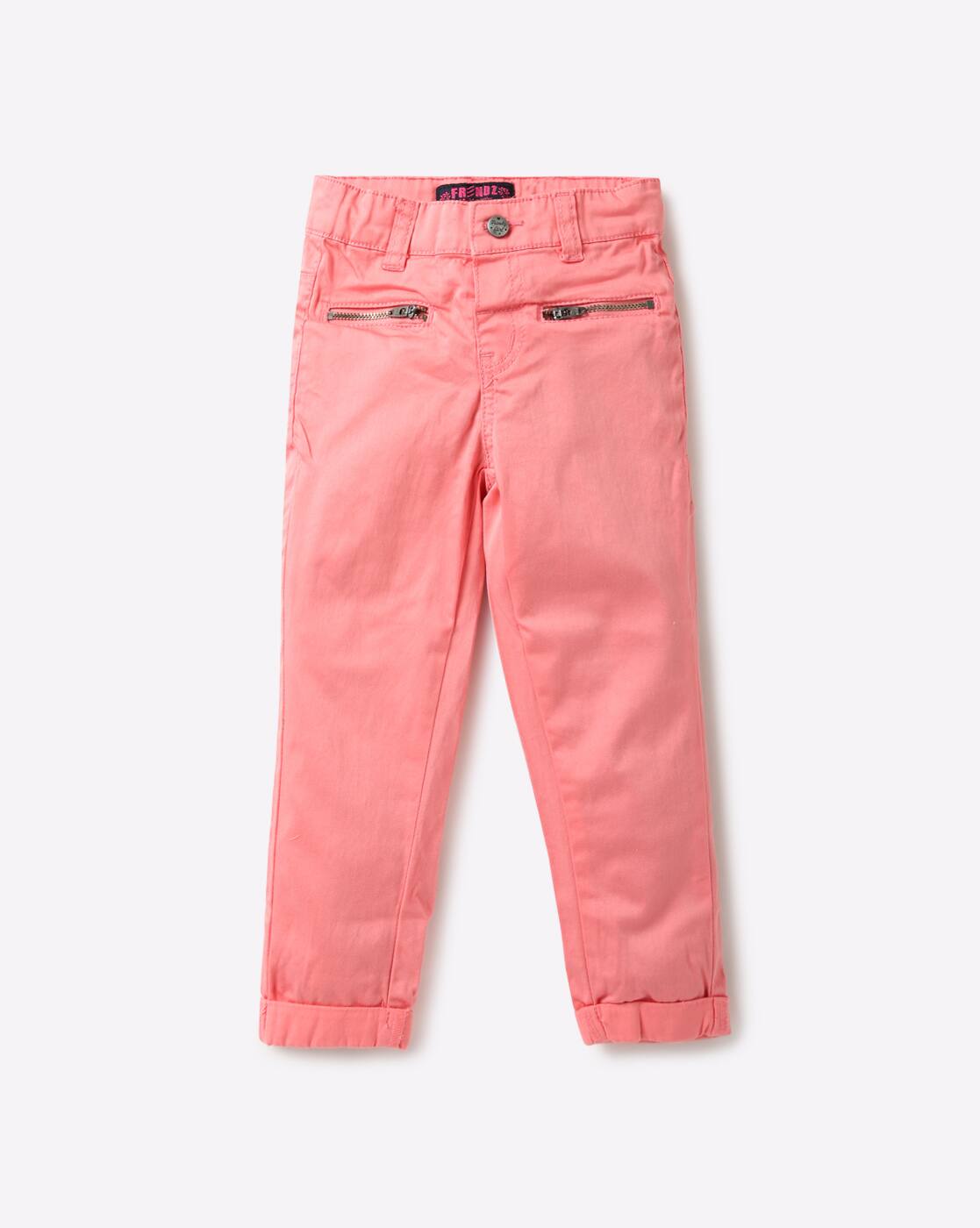 salmon pink jeans