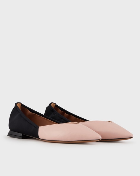 Buy Nude Black Flat Shoes for Women by EMPORIO ARMANI Online