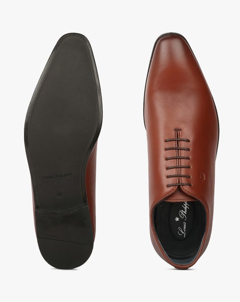 Louis Philippe Lace Ups : Buy Louis Philippe Brown Formal Shoes Online