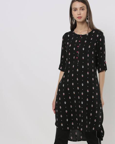 black kurtis for ladies