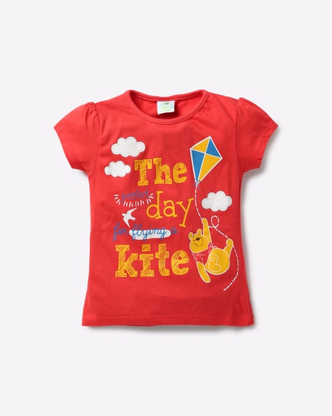 pooh t shirt red