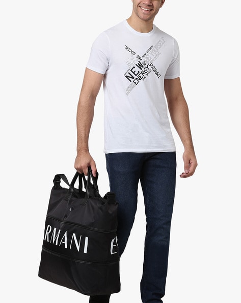 Armani exchange travel clearance bag