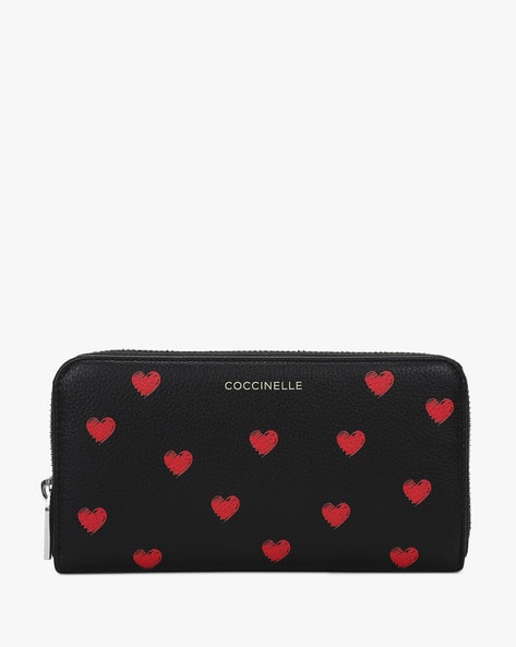Buy COCCINELLE Arlettis San Valentino Heart Print Zip-Around