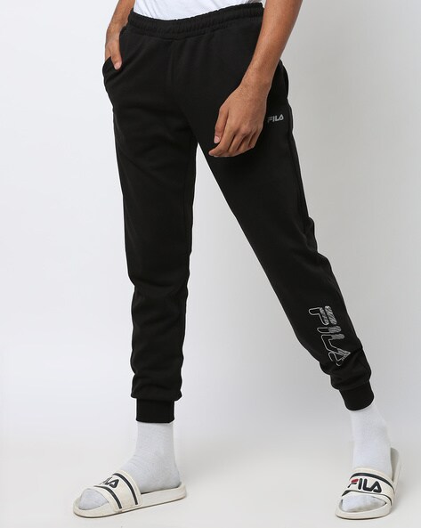 Joggers with Brand Typography