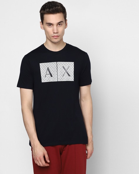 Buy Navy Blue Tshirts for Men by ARMANI EXCHANGE Online 