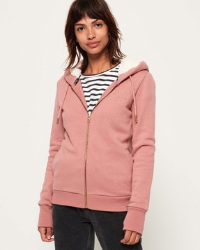 superdry pink hoodie