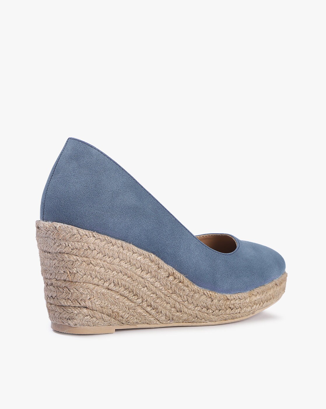 Blue discount wedges heels