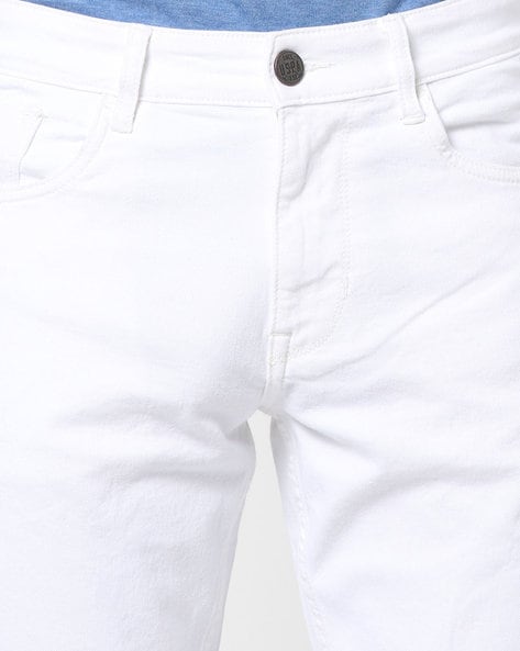 polo white jeans mens