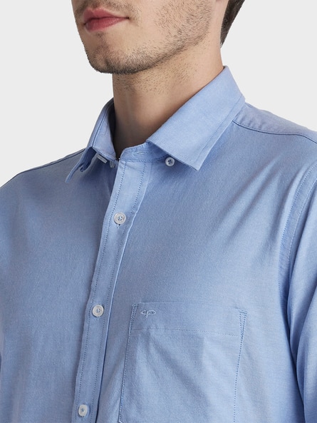 Blue Shirts for Men by Colorplus Online 