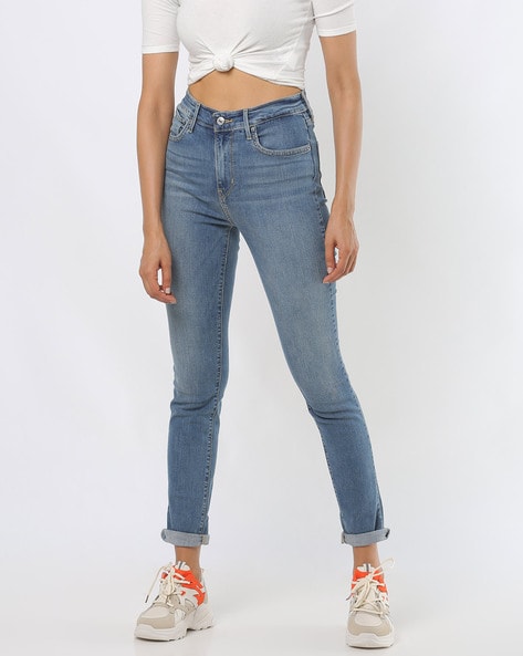 levis high skinny jeans