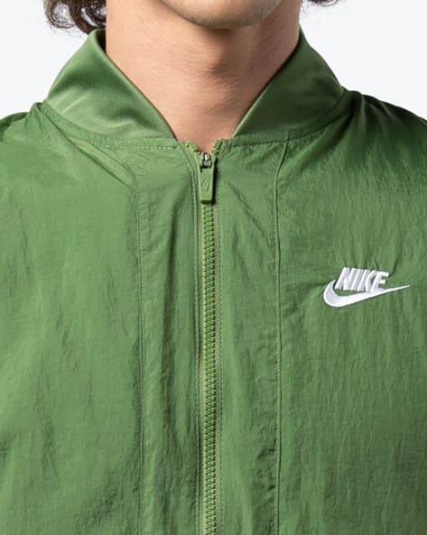 nike dark green jacket