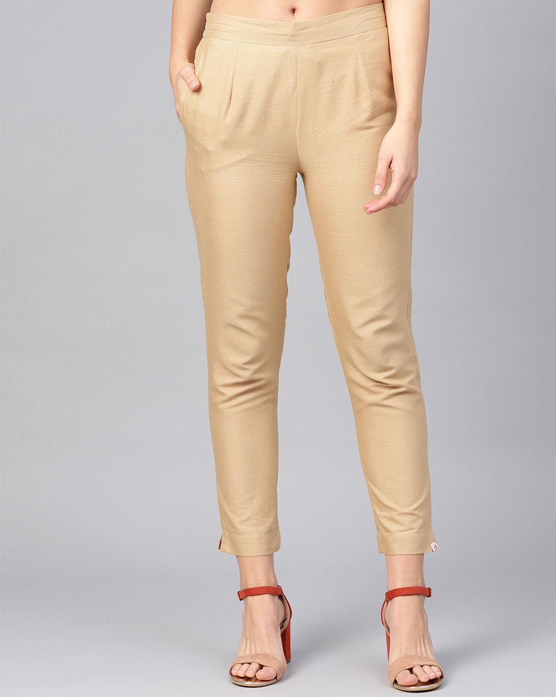 White Pant for Women  Ankle Trousers women  SAINLY