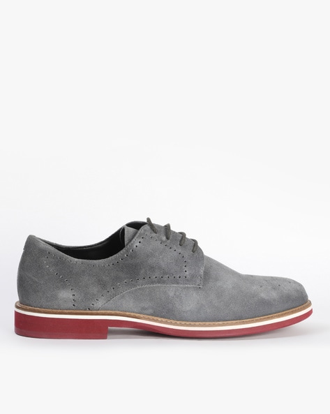 mens grey derby shoes