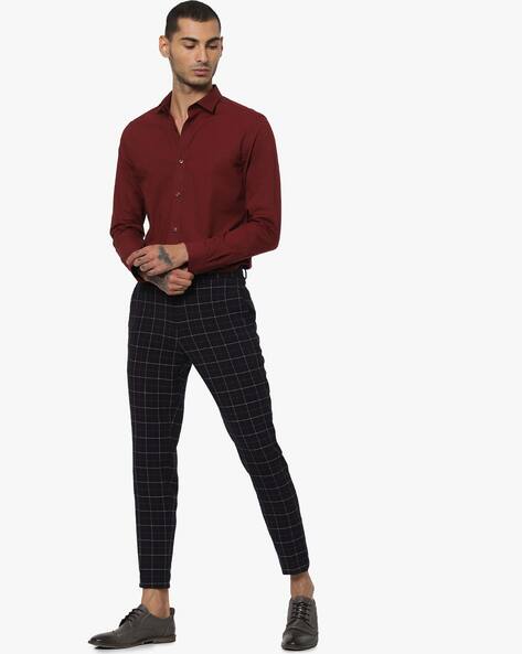 Maroon Shirts for Men by Jack \u0026 Jones 