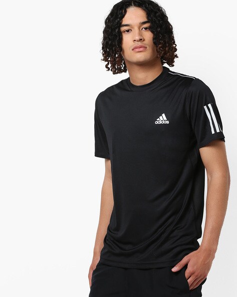 Crew-Neck T-shirt with  Branding
