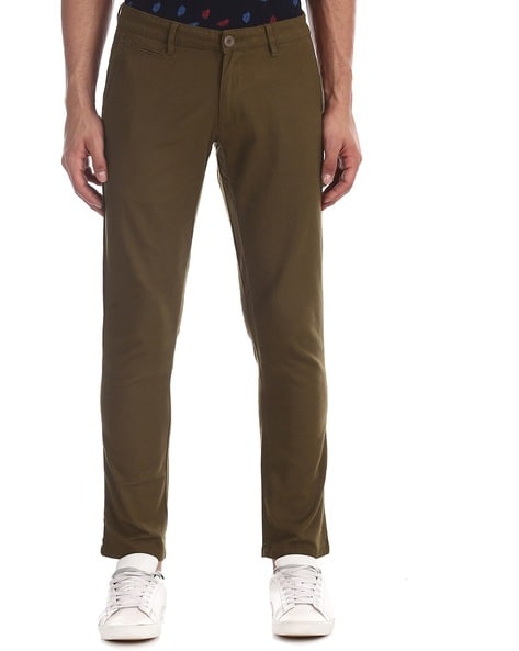 Ruggers Men's Regular Casual Pants (RGMECTR20183D09 Lt.Olive 38) - Price  History