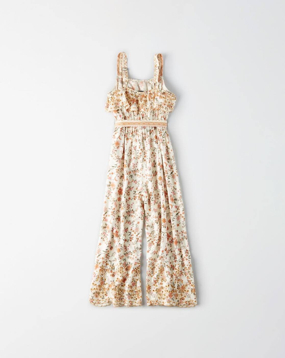 american eagle jumpsuit floral
