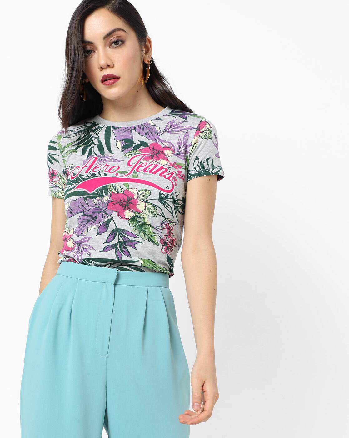 floral print shirts womens online india