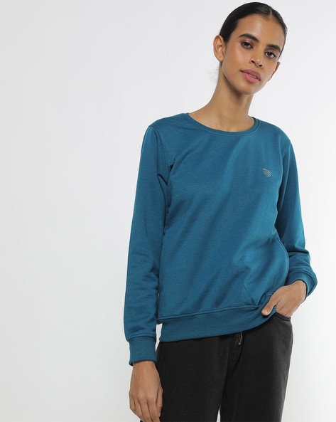 women's round neck sweatshirts