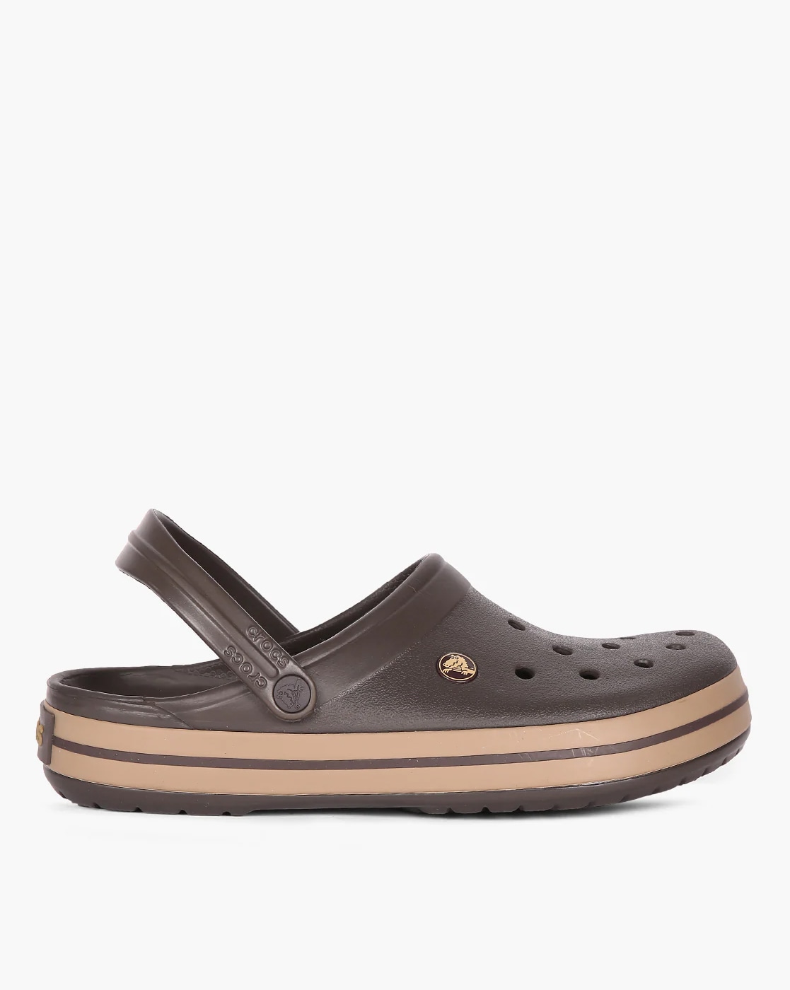 dark brown crocs