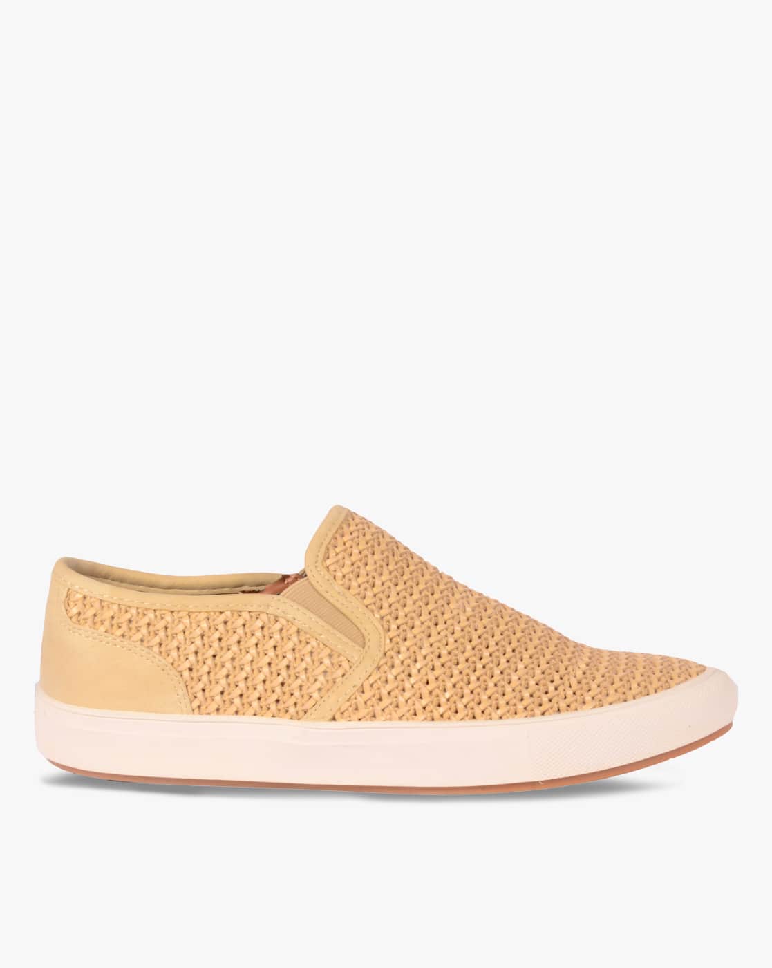 steve madden woven slip on sneakers