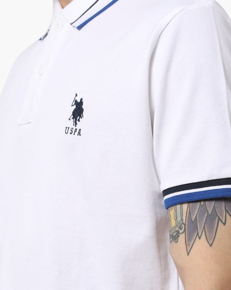 uspa white t shirt