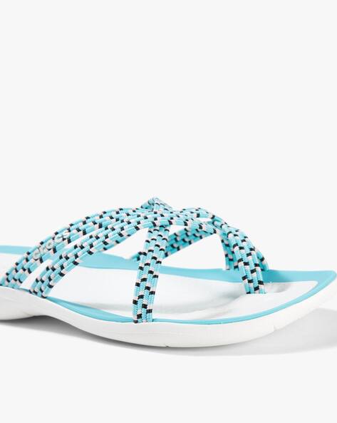 crocs women's swiftwater braided web flip
