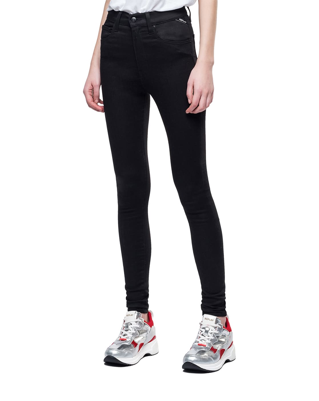 black jeans stretch skinny