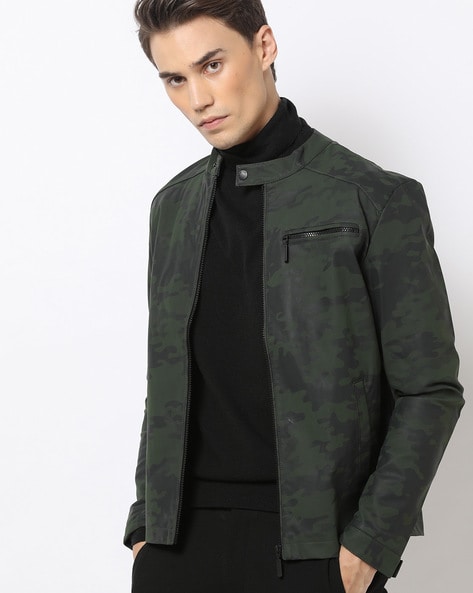 Buy Olive Green Jackets Coats for Men by UNITED COLORS OF