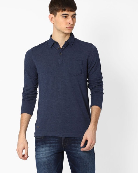 Polo T-shirt with Patch Pocket