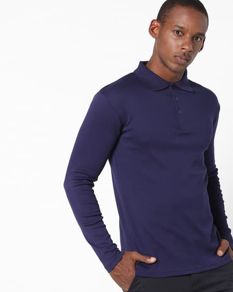 Buy Navy Blue Tshirts for Men by Blue Saint Online