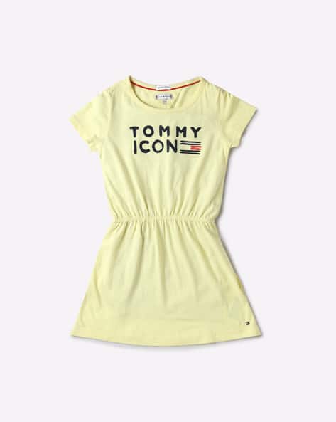 tommy hilfiger dress yellow
