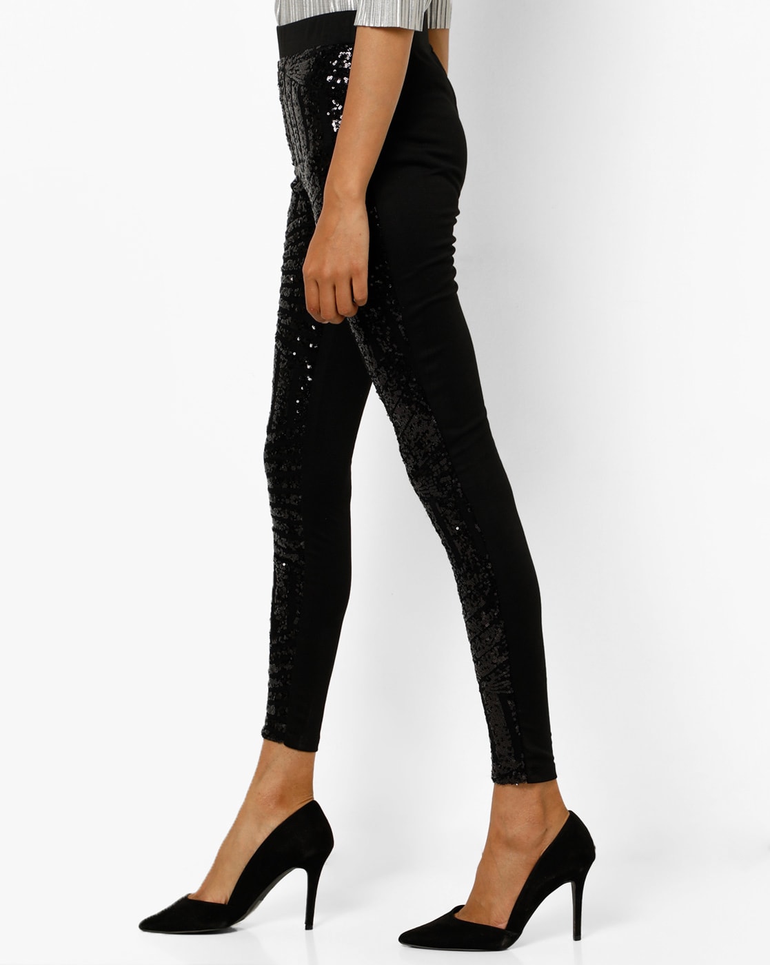 Black Sequin Leggings – Trendy, Comfortable and Durable | sequinpant.com