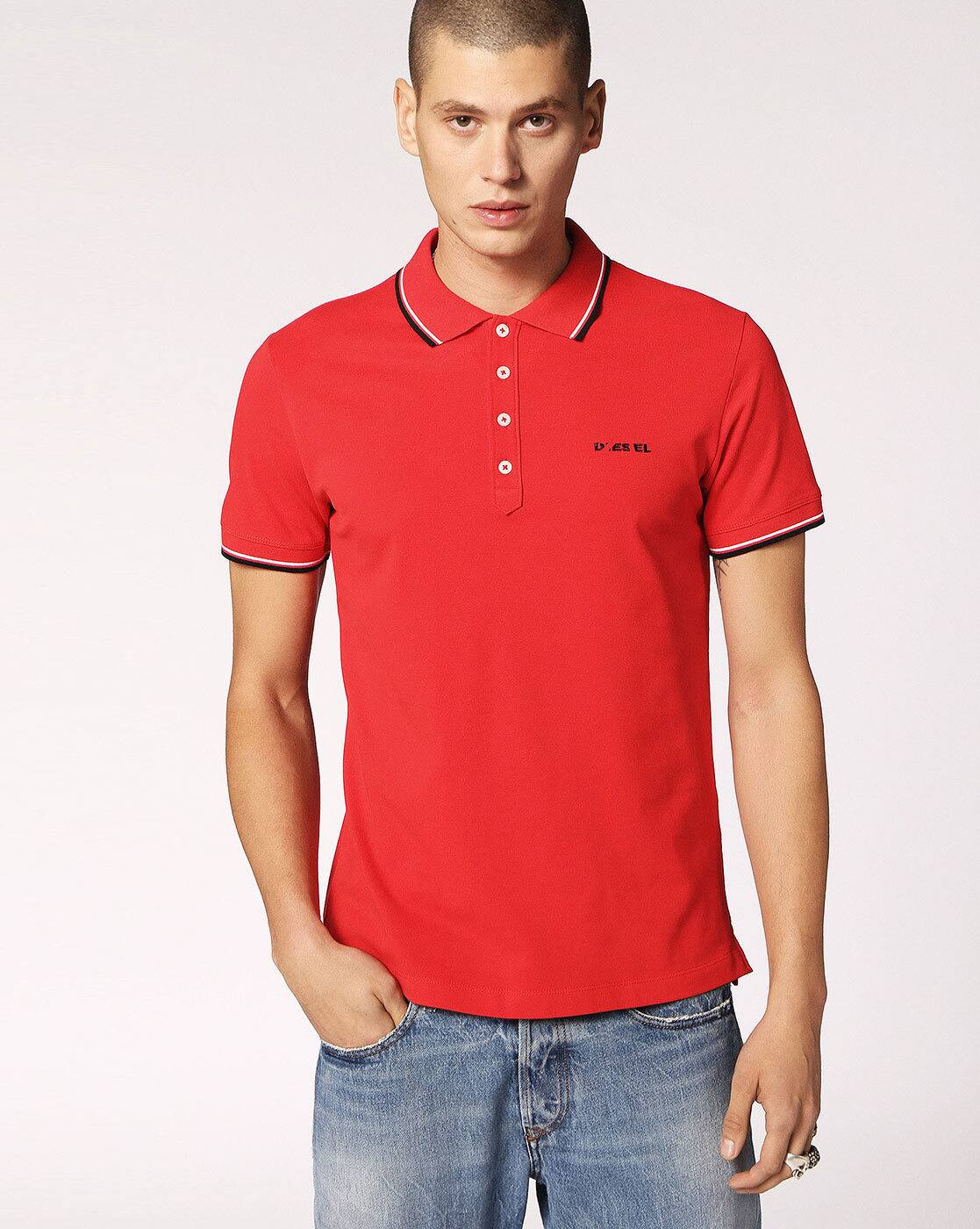 洗練されたデザイン DIESEL T-RASMITH POLO SHIRT L 洗練された