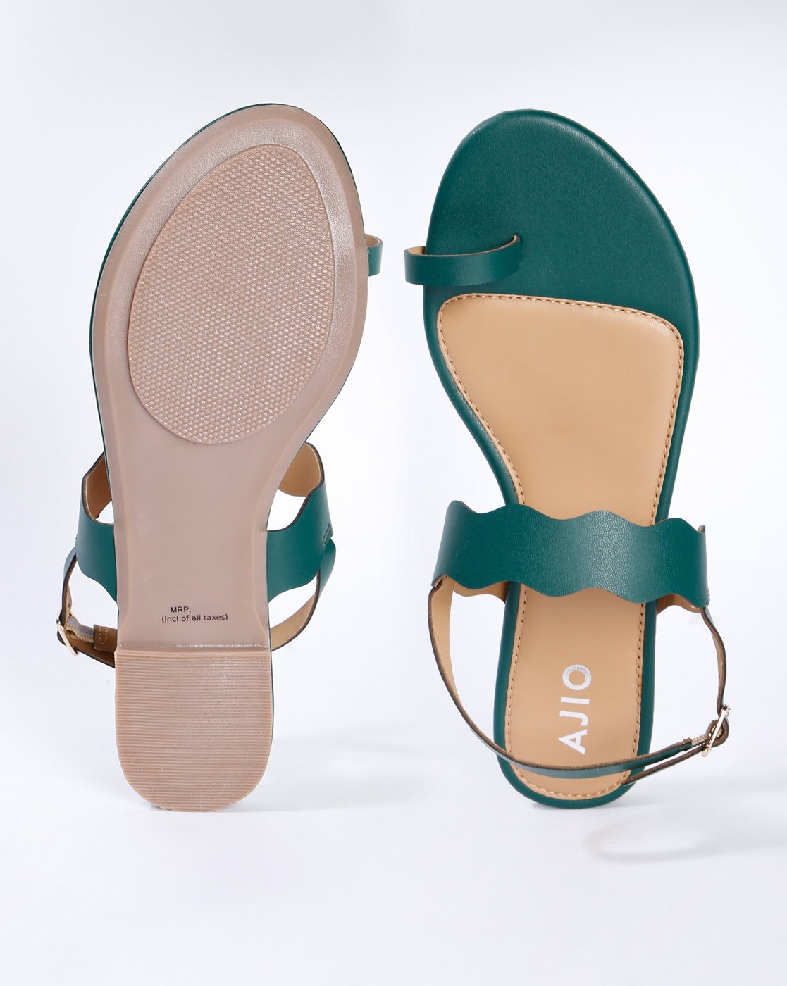 Buy Brown Flat Sandals for Women by Blue Beauty Online | Ajio.com