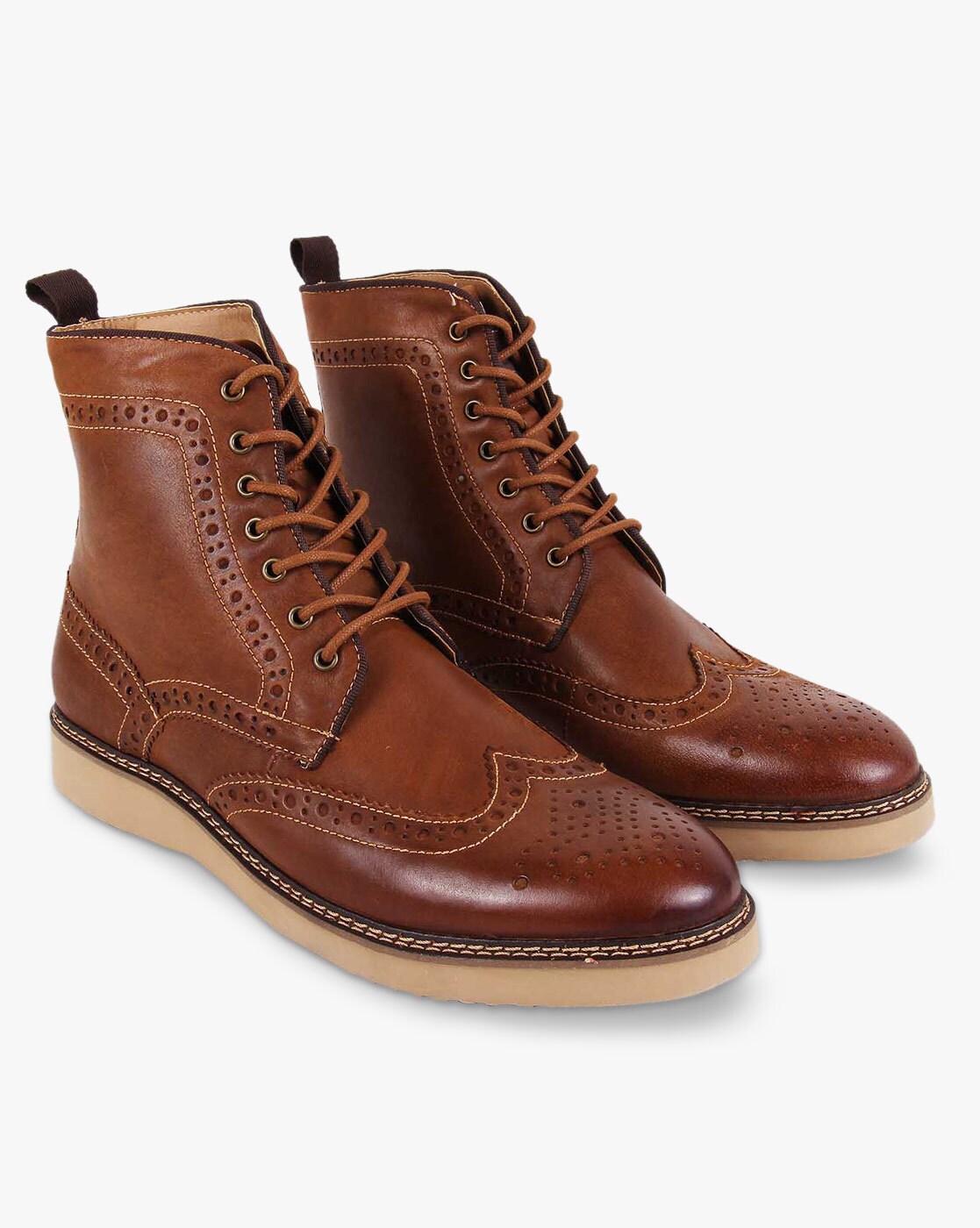 steve madden wingtip boots