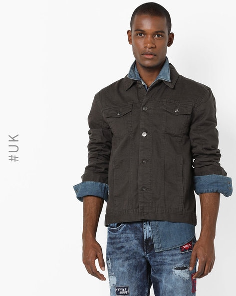 Brave soul jeans on sale jacket