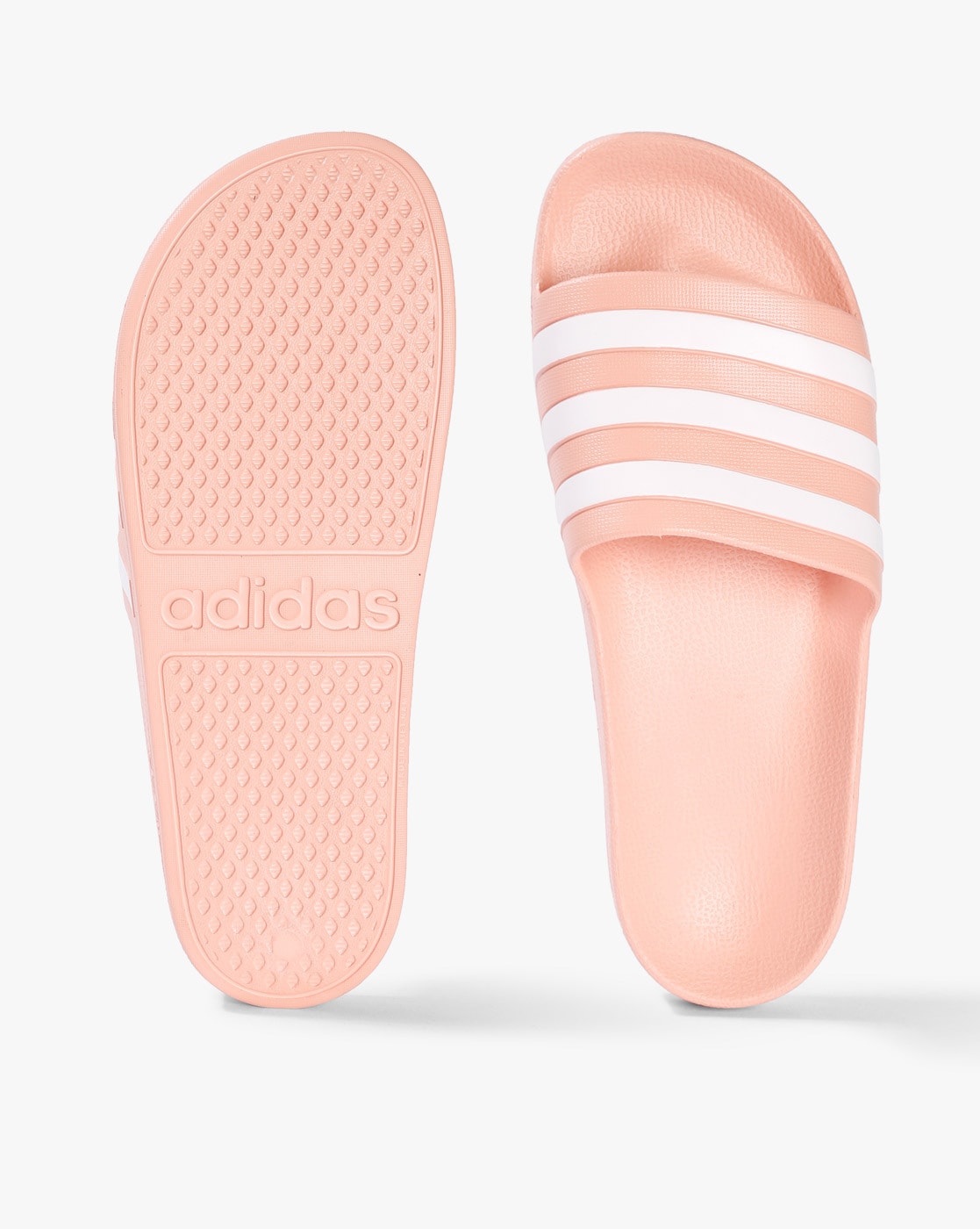 pink adidas flip flops