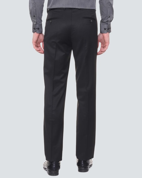 Buy Louis Philippe Sport Men Beige Essex Fit Formal Trousers  Trousers for  Men 1550727  Myntra