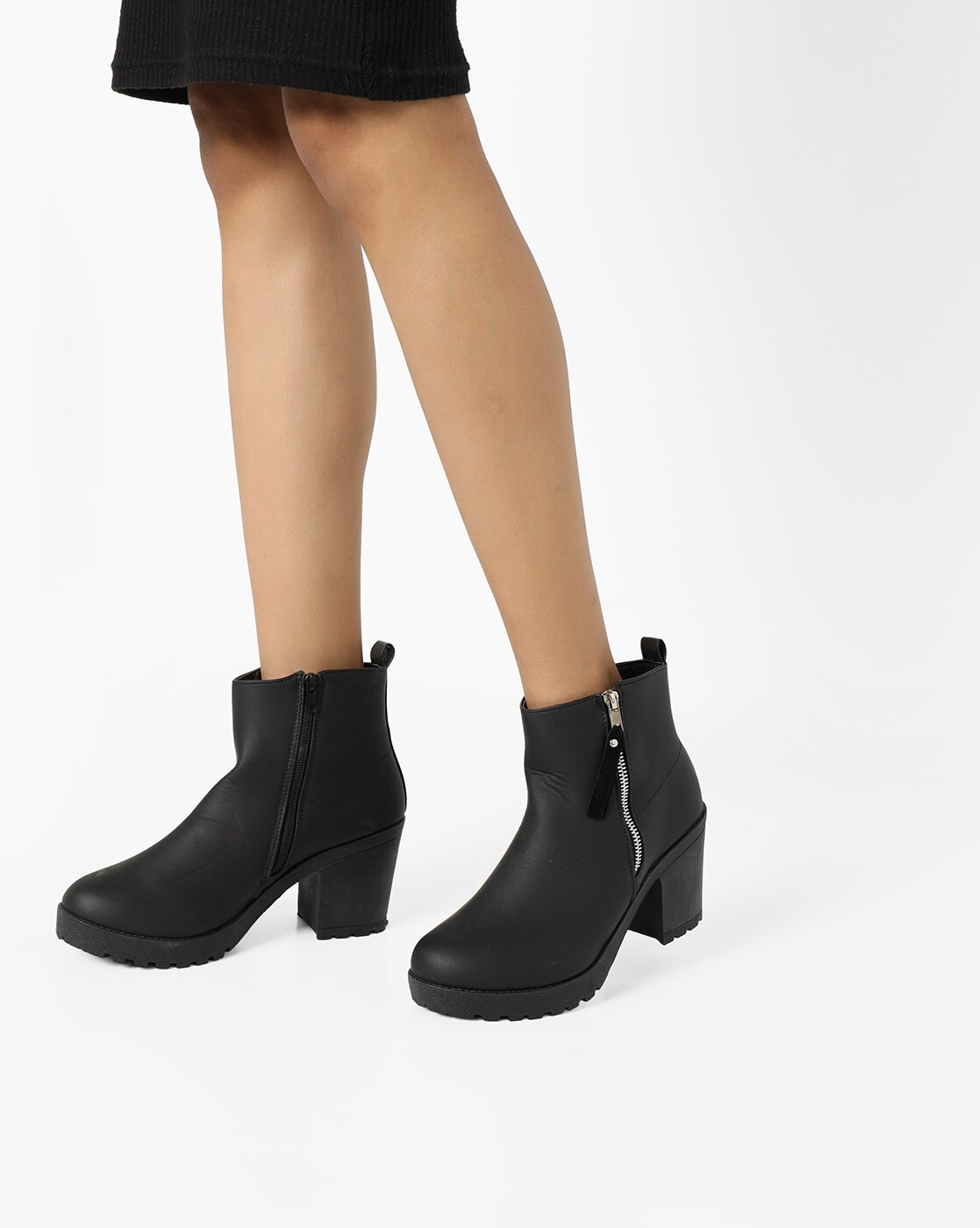 truffle collection chunky chelsea ankle boots