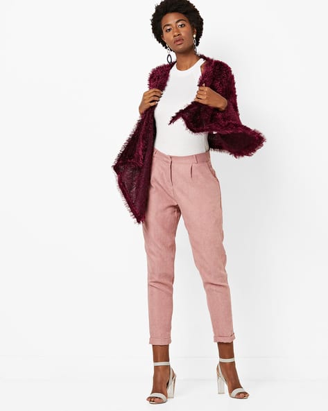 Buy Burgundy Shrugs Jackets for Women by AJIO Online