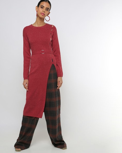 Buy Red Sweaters Cardigans for Women by MADAME Online