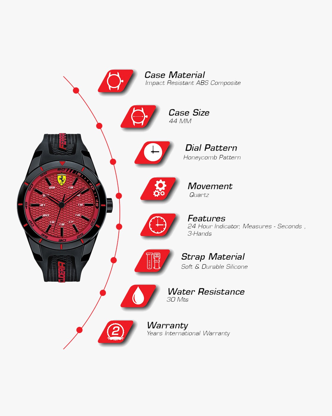 Ferrari watches for online men red