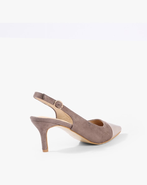 Buy Beige Heeled Shoes for Women by AJIO Online