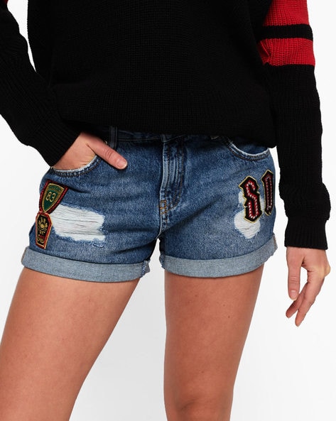 superdry jeans shorts