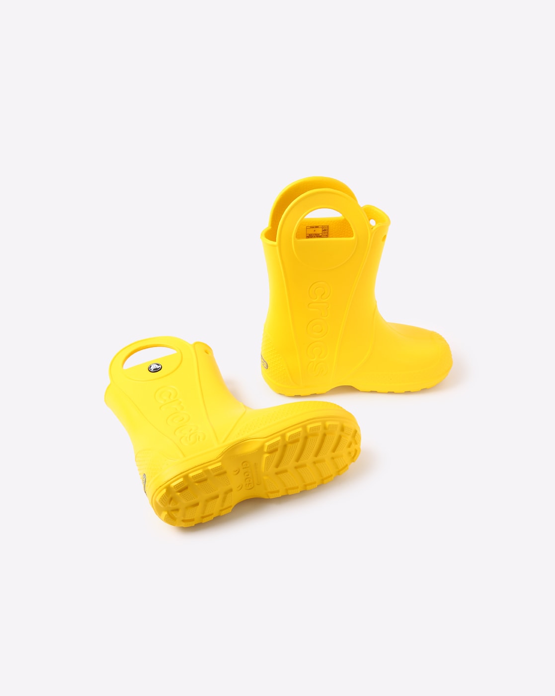 Crocs yellow 2024 rain boots